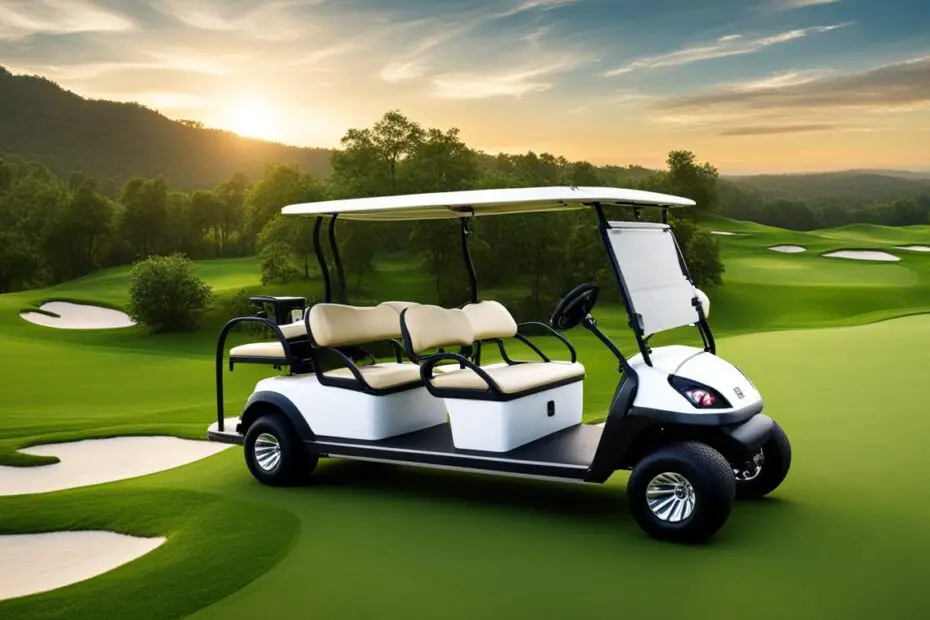 Driving Green, Gas Golf Carts, Modern Courses