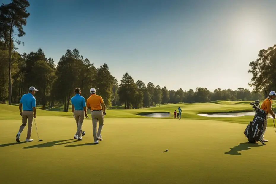 How long does it take to play 18 holes of golf with 3 players?