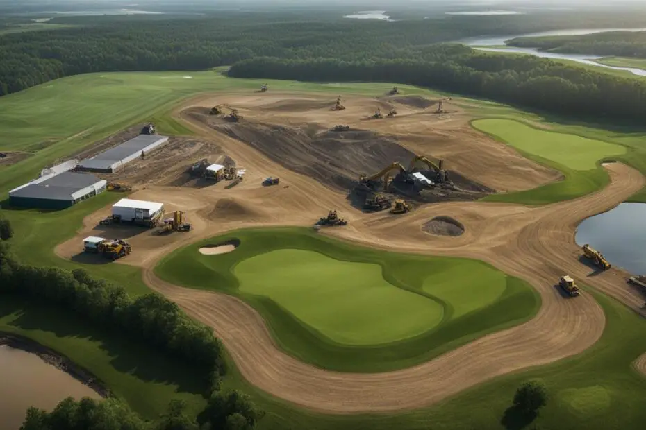 How to build a golf course?