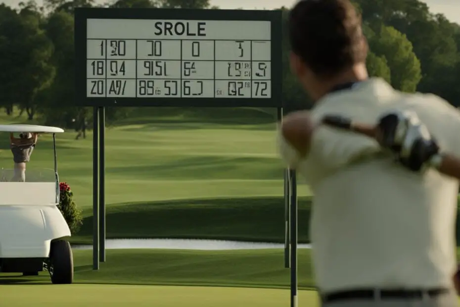 What is a good score in golf for 18 holes?