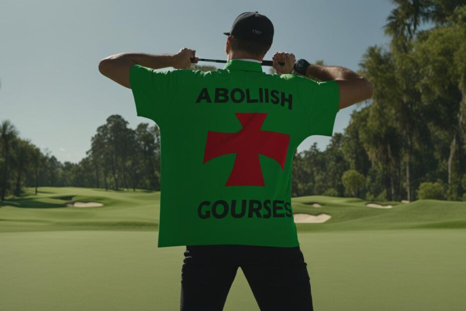abolish golf courses shirt