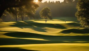 golfing alone vs. golfing with a group