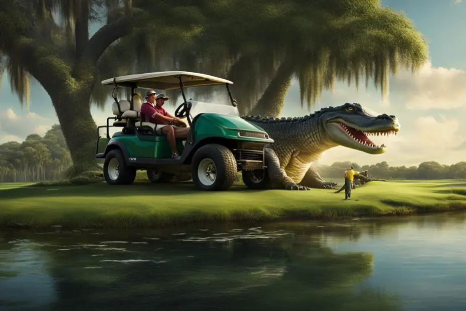 alligators on golf courses